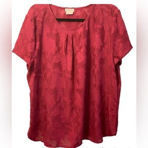 XXL Van Heusen floral lace top